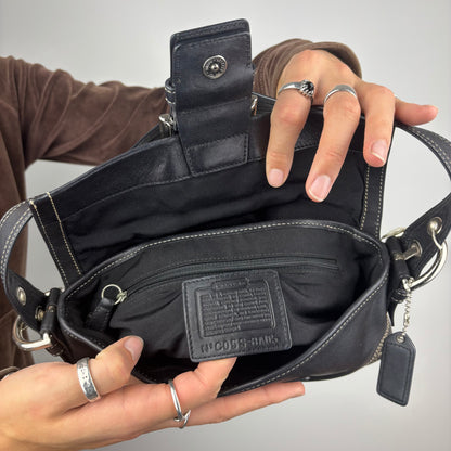 Coach Baguette Soho Bag in Black Leather
