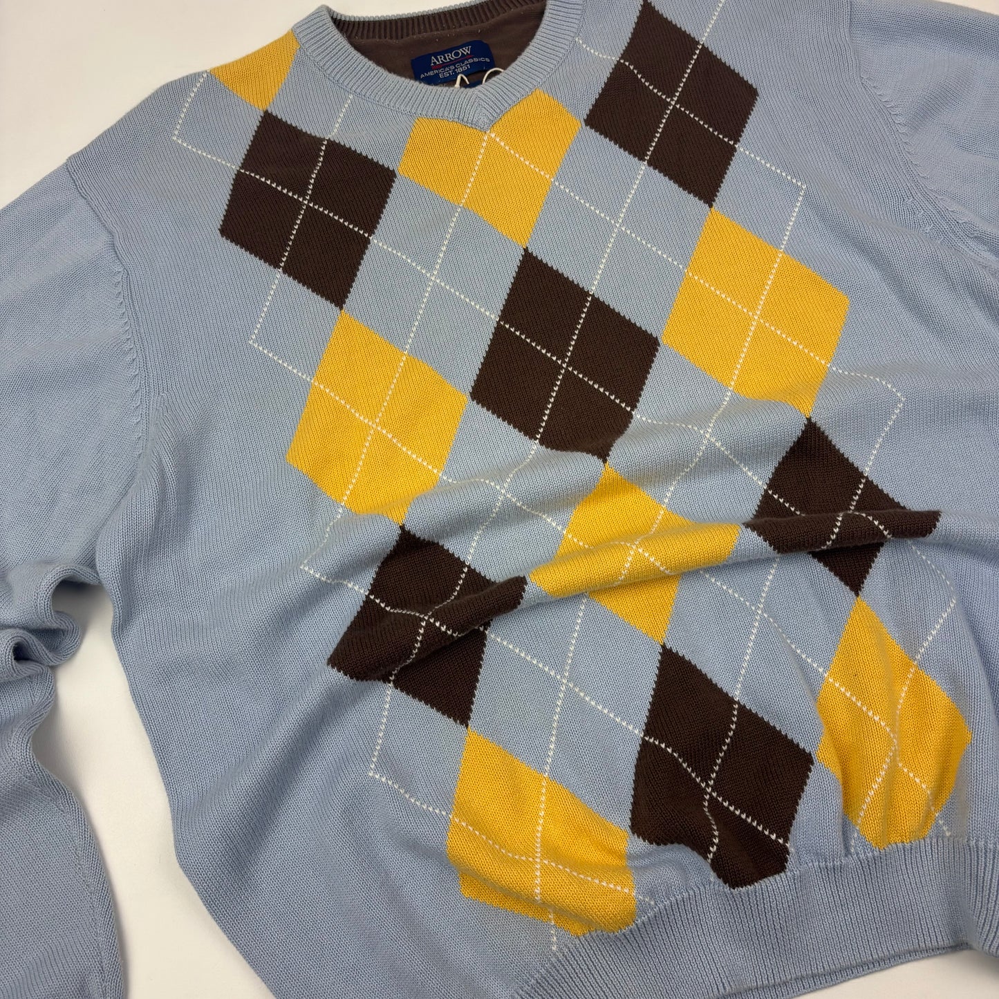 Vintage Argyle Sweater