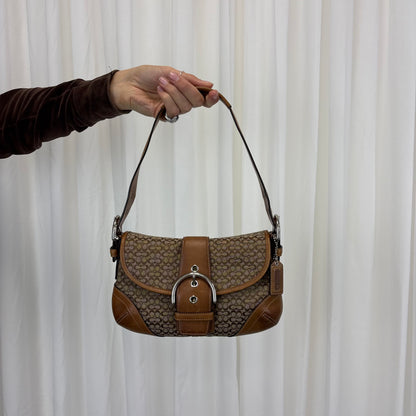 Coach Signature Mini Soho Tan Bag