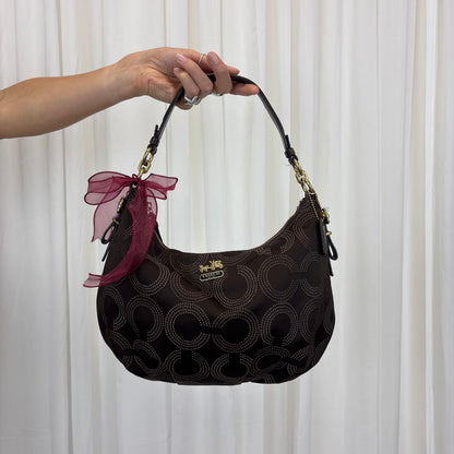 Coach Pleated Hobo Shoulder Bag