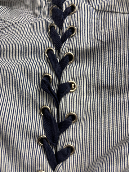 Y2K Pinstripe Euro Corset