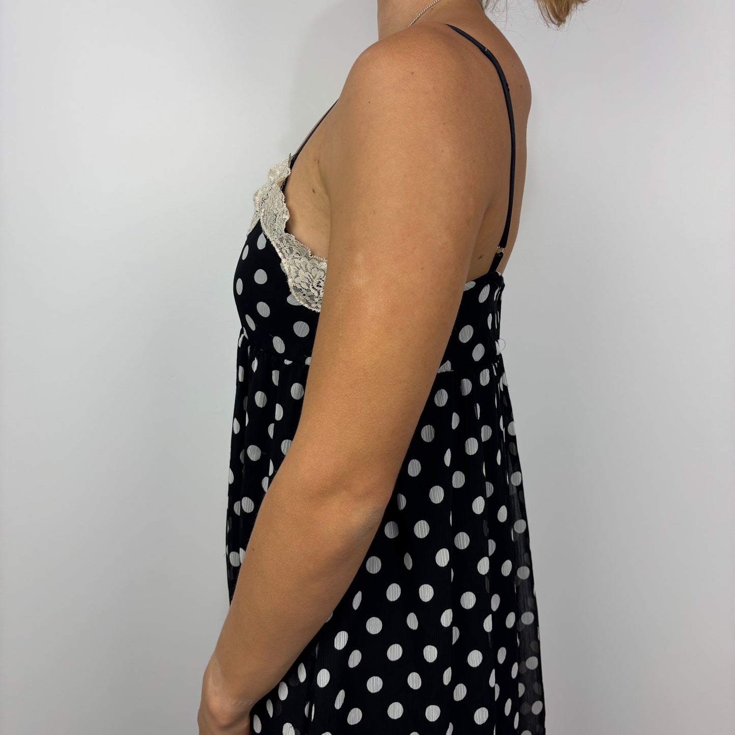 Polkadot Lace Minidress