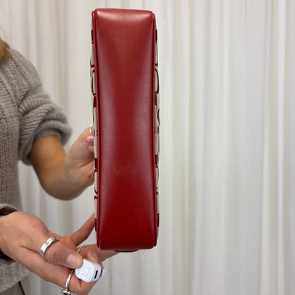Coach Signature Red Demi Shoulder Bag