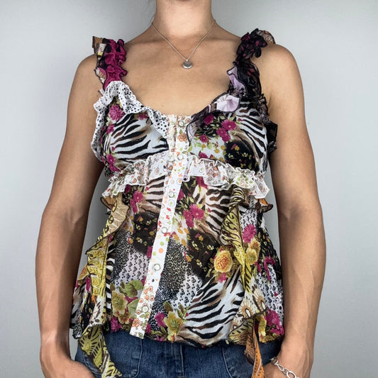 Insane Patchwork Y2k Cami