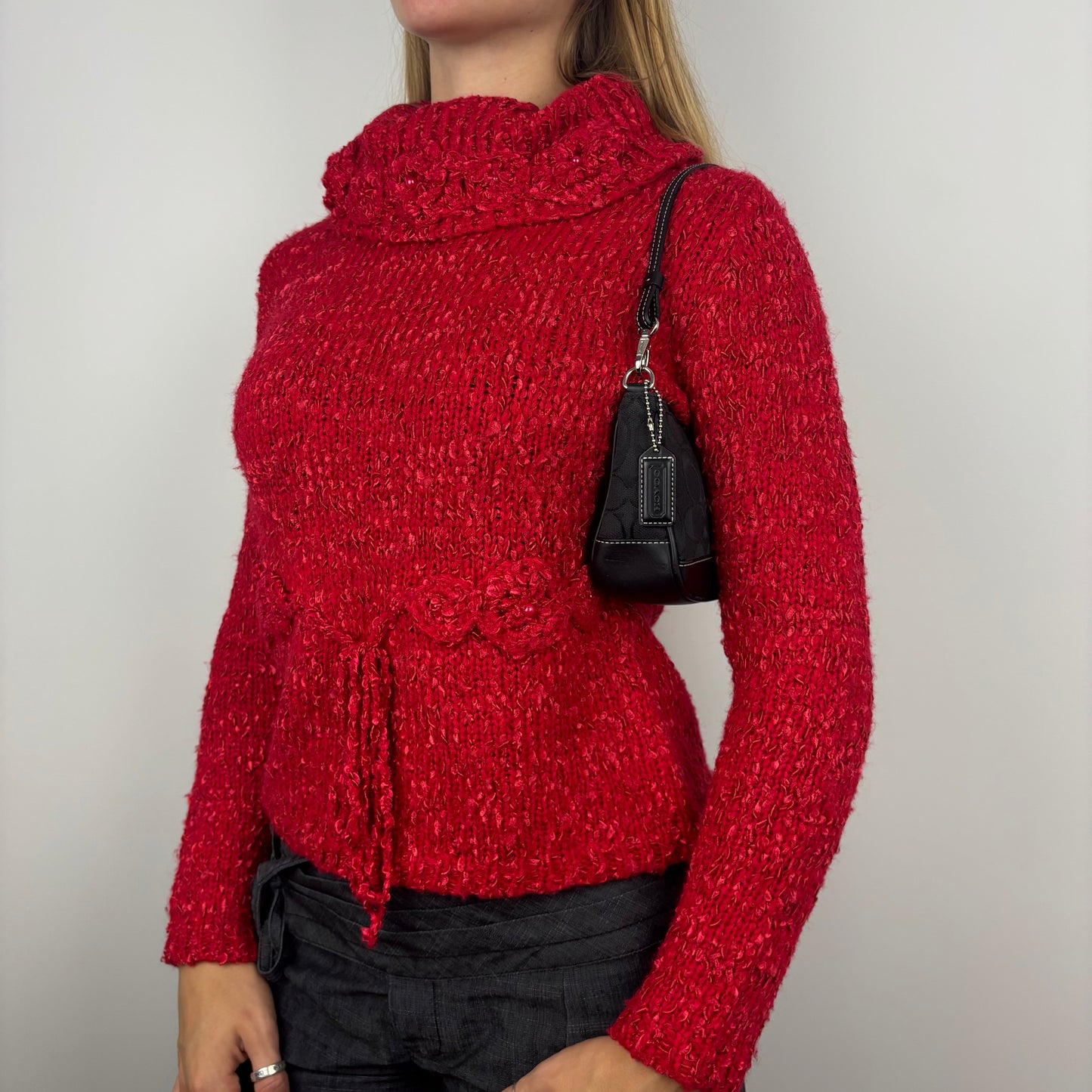 Italian 2000s Floral Knit