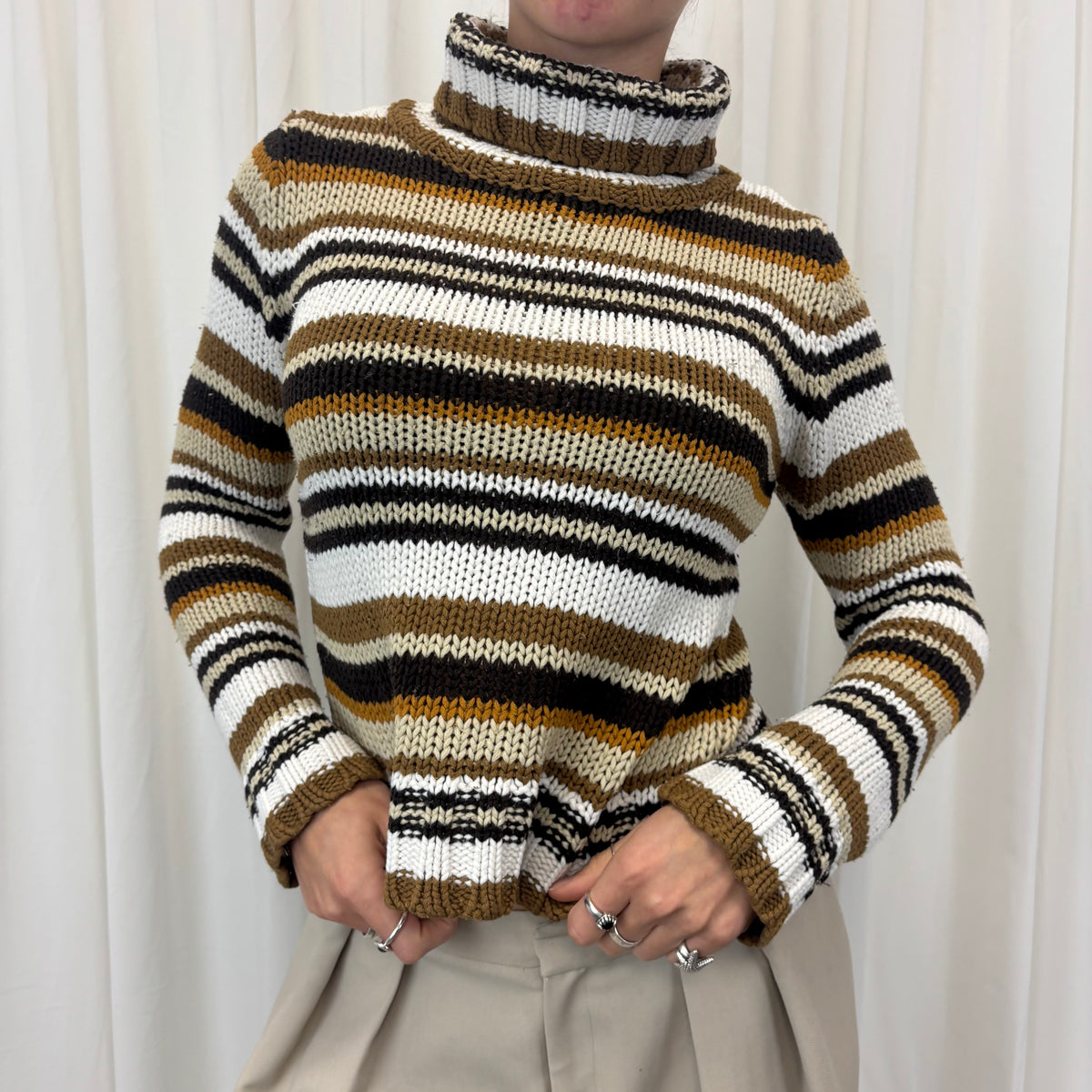 Striped Euro Y2K Knit