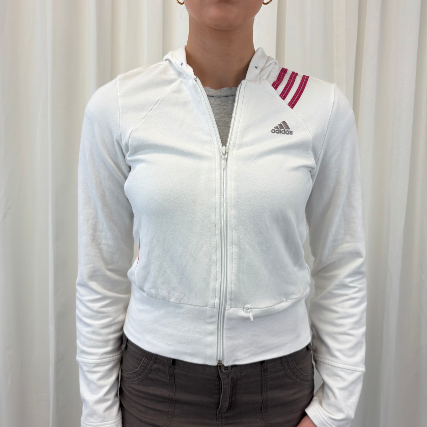 Y2K Adidas Zip Hoodie