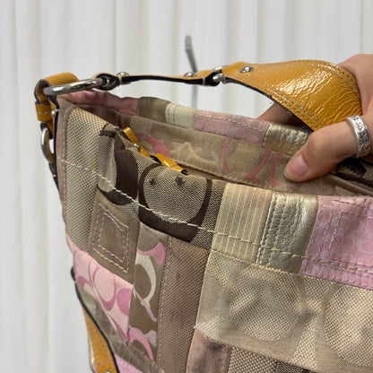 Coach Medium Patchwork Carly Tote Bag