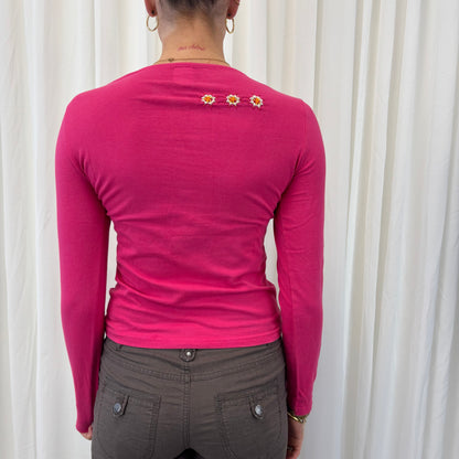 Pink Boho Long Sleeve