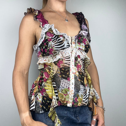 Insane Patchwork Y2k Cami