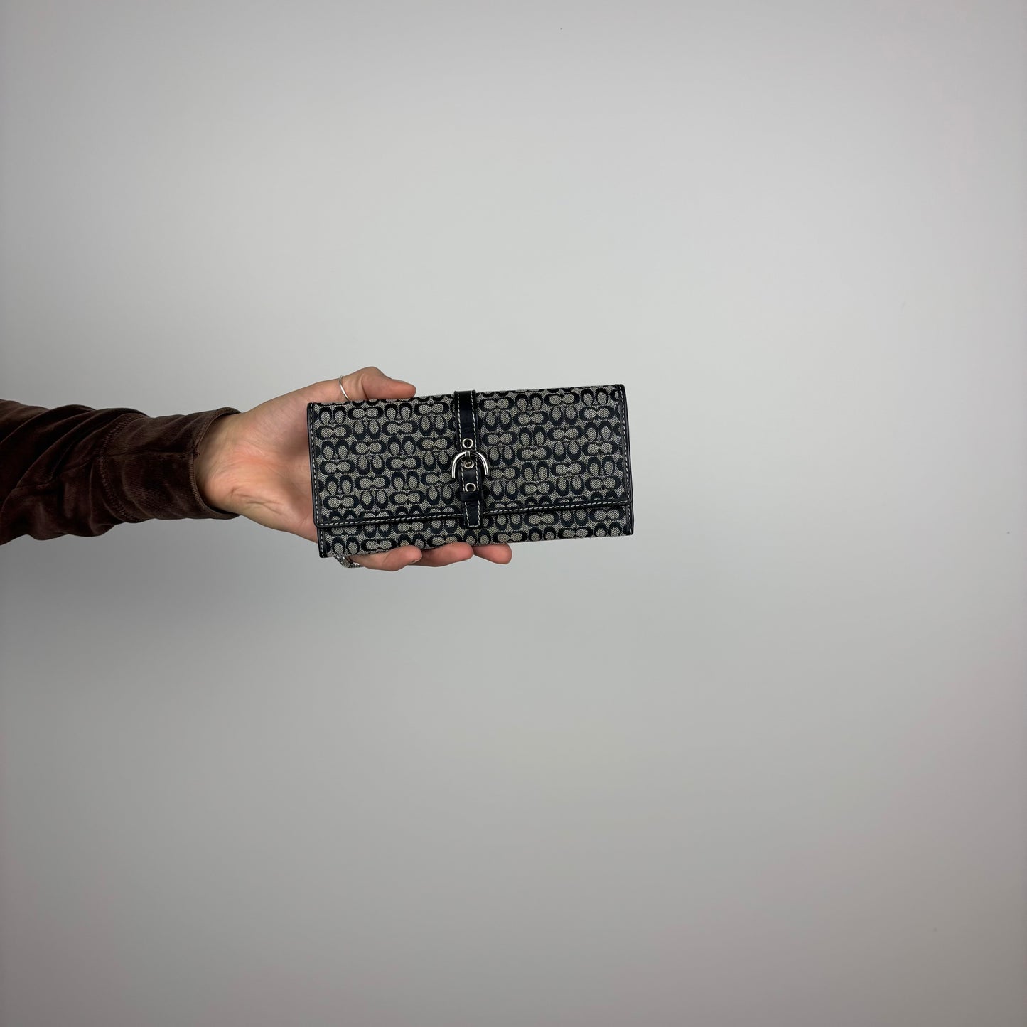 Coach Hamptons Grey Wallet