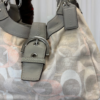 Coach Pink and Grey Soho Lynn Mini Bag