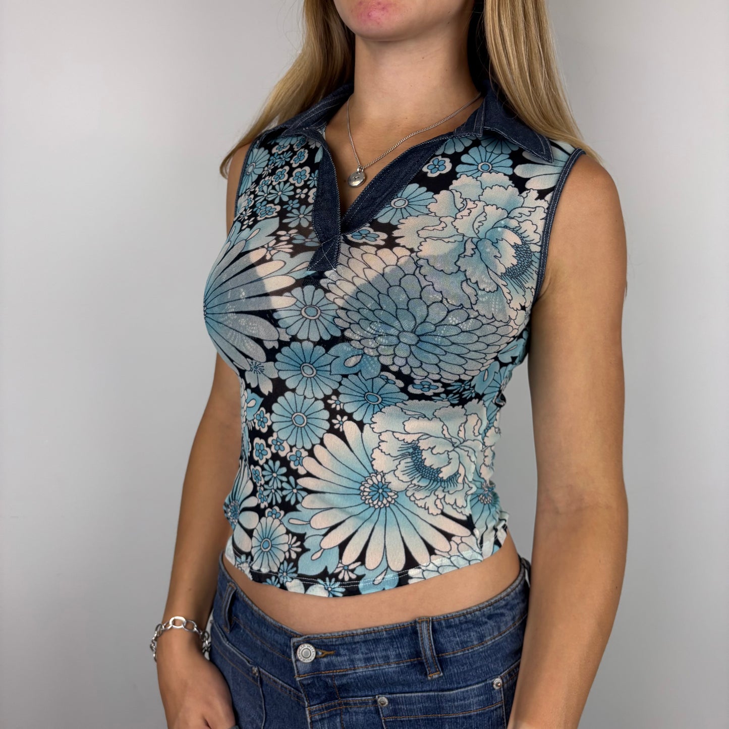 Morgan Floral Vest | Size XS-S