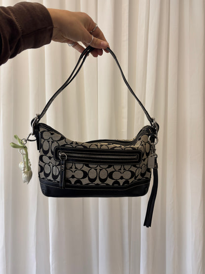 Coach Signature East West Shoulder Bag Grey