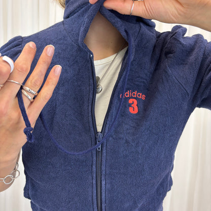 Adidas Puff Sleeve Hoodie | Size S