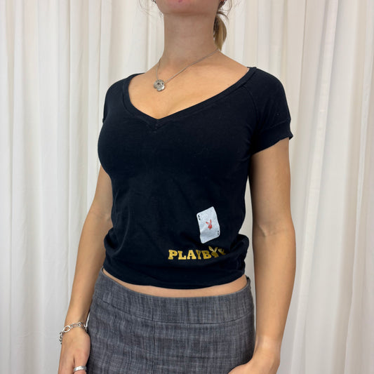 Playboy Ace Baby Tee | Size M