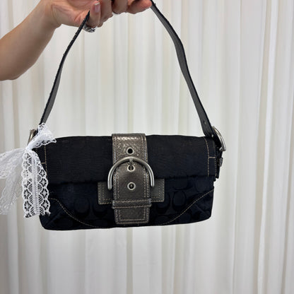 Coach Signature Snakeskin Soho Bag
