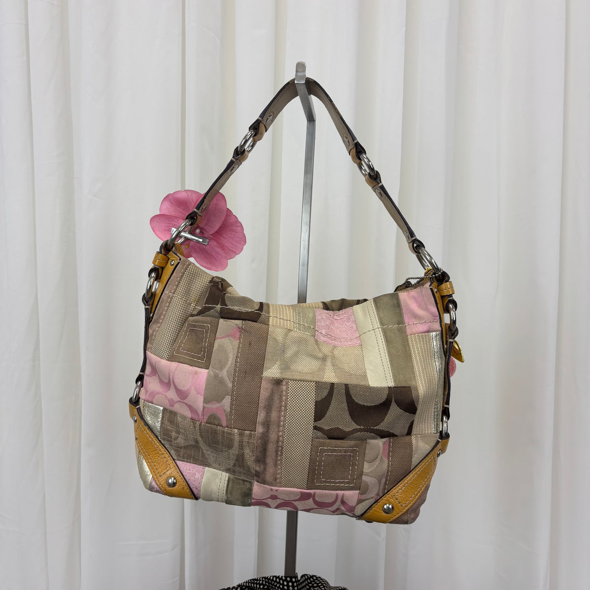 Coach Medium Patchwork Carly Tote Bag