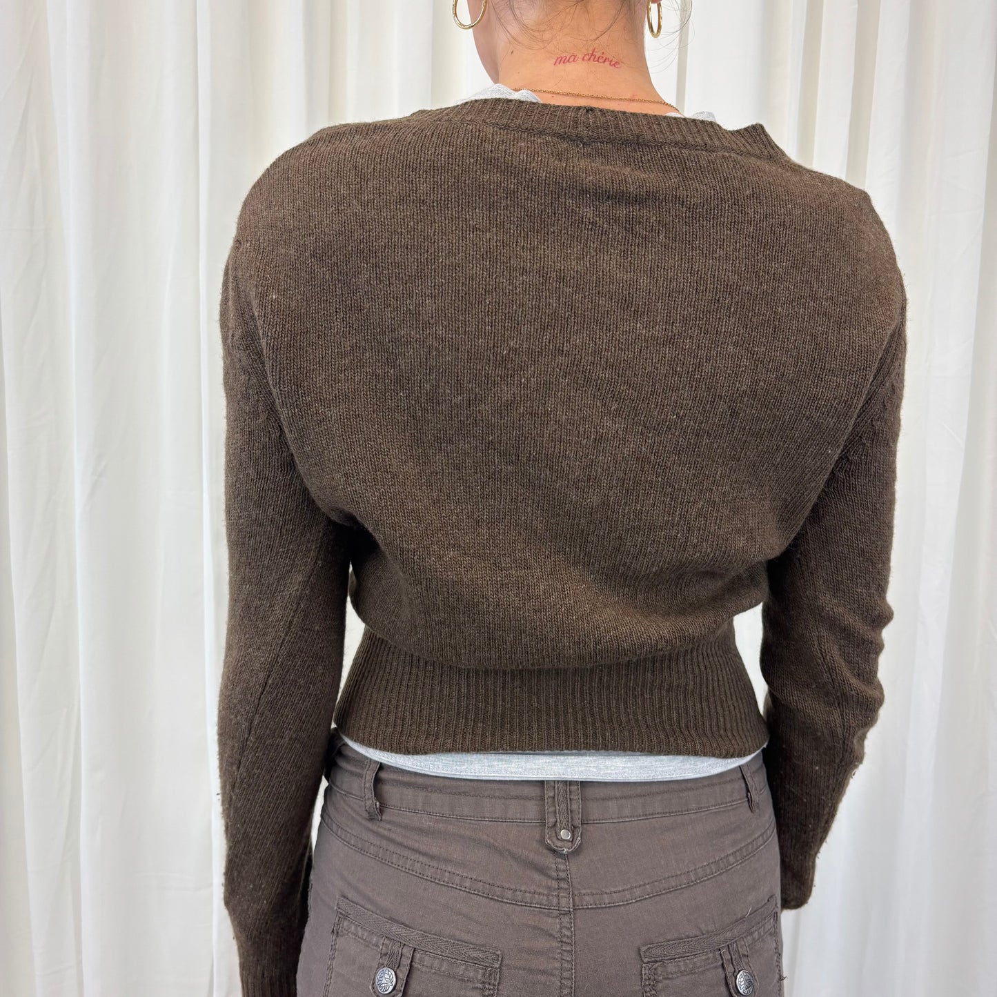 Y2K Italian Wool Cardigan