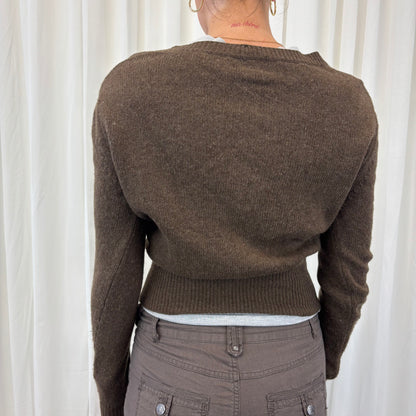 Y2K Italian Wool Cardigan