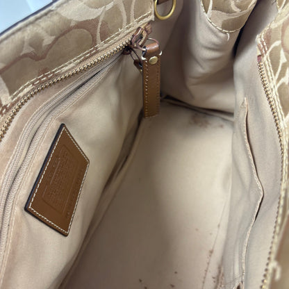 Coach Op Art Hamptons Medium Satchel Bag