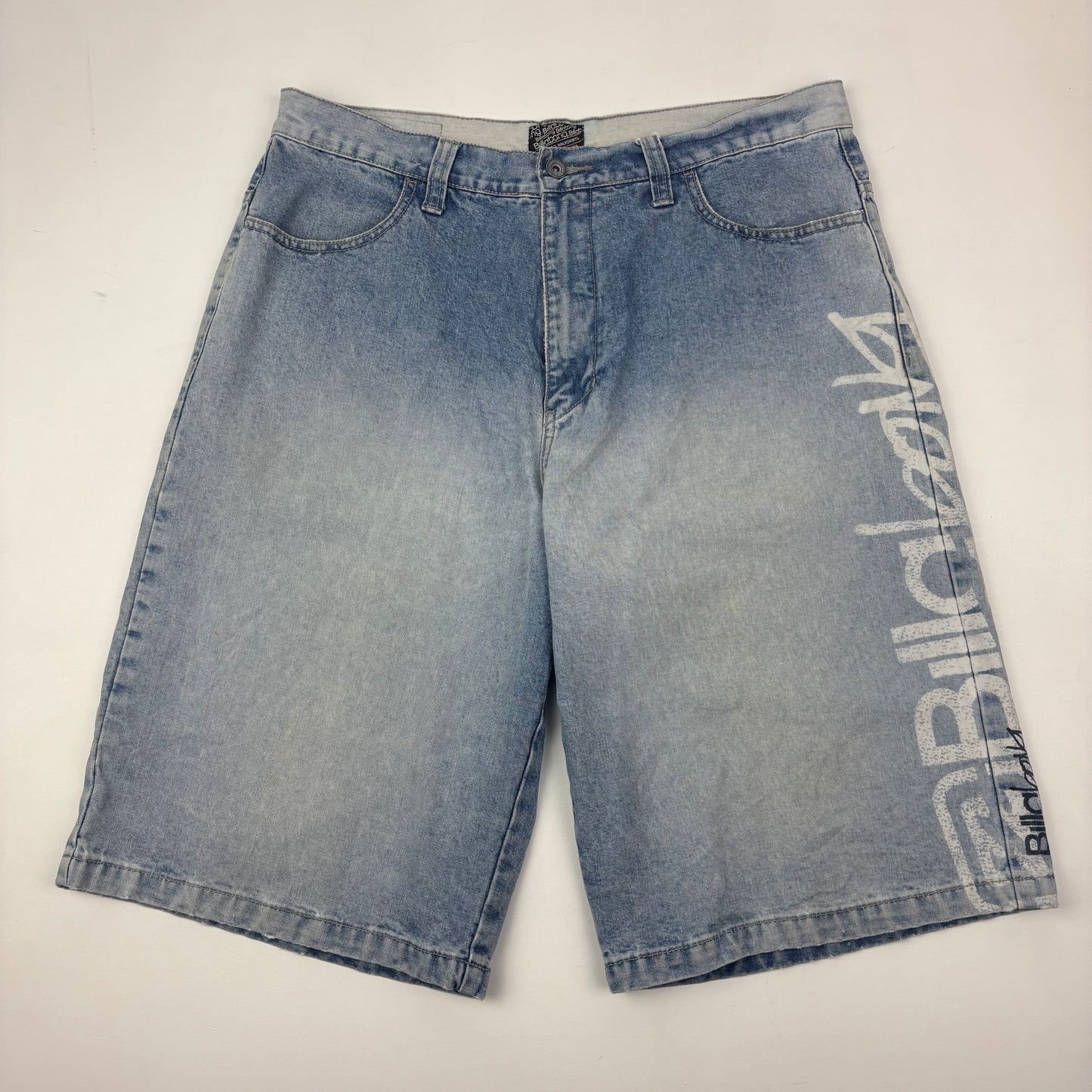 Light Wash Billabong Spellout Jorts