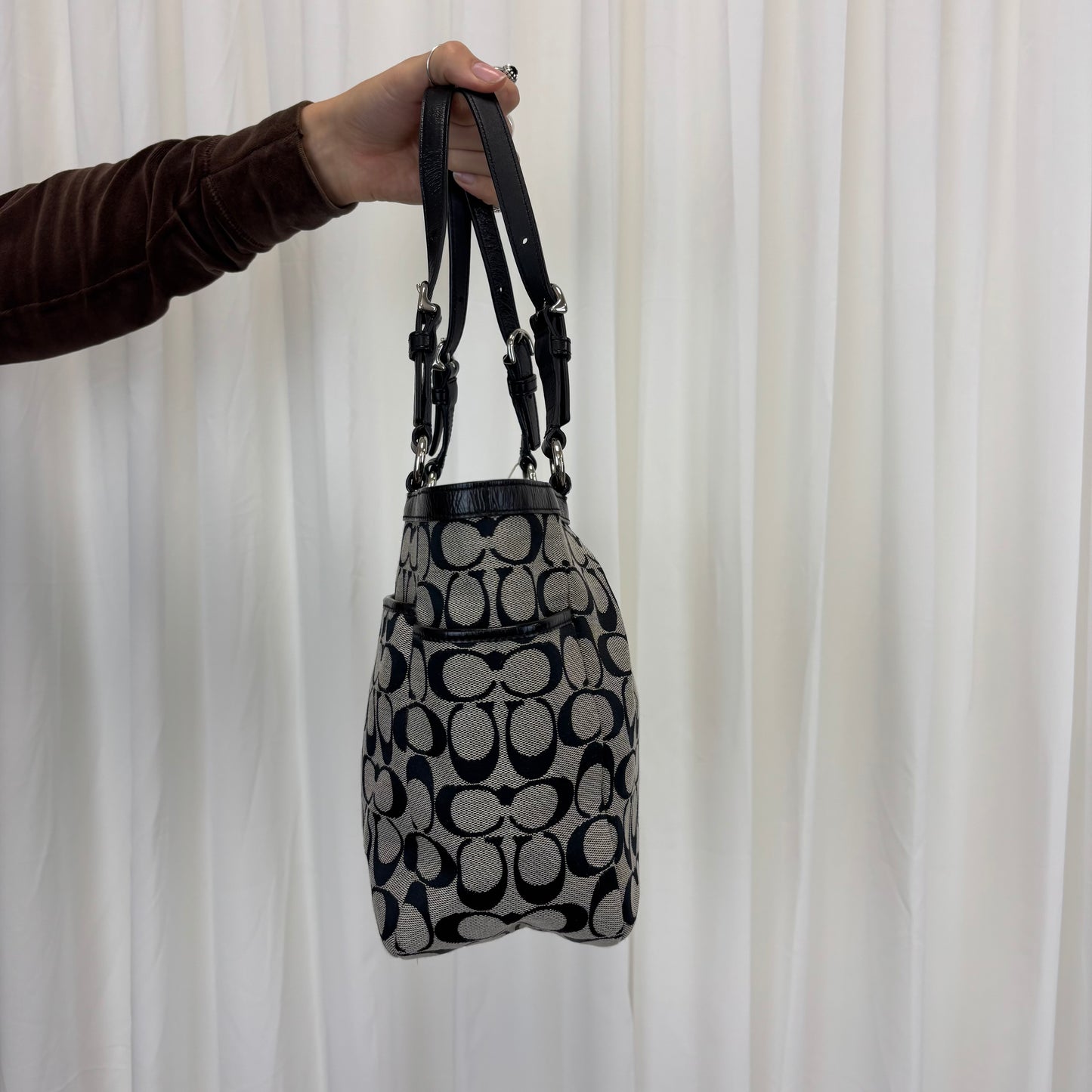 Coach Signature Black Tote Bag