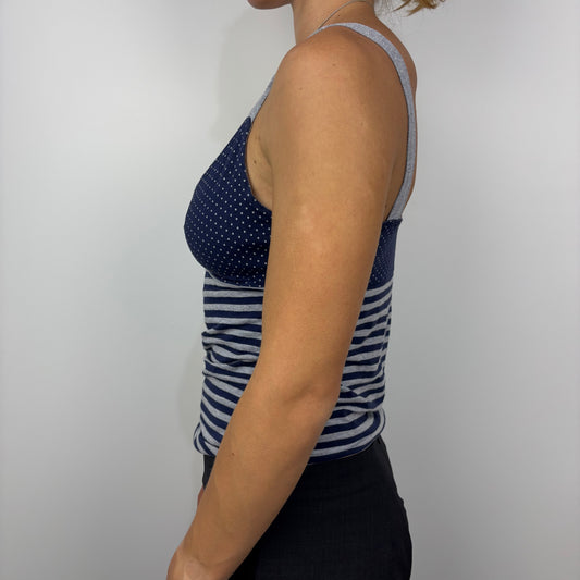 Stripe and Polkadot Bow Cami