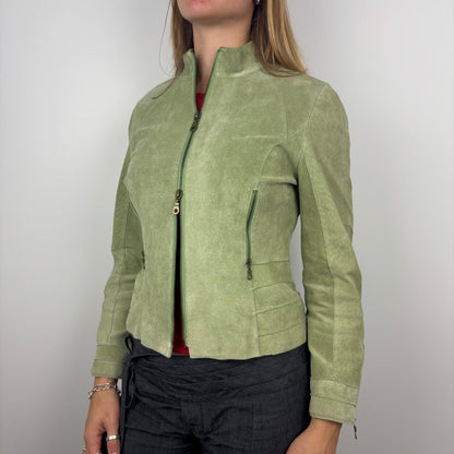 Leather Euro Moto Jacket Dual Zip