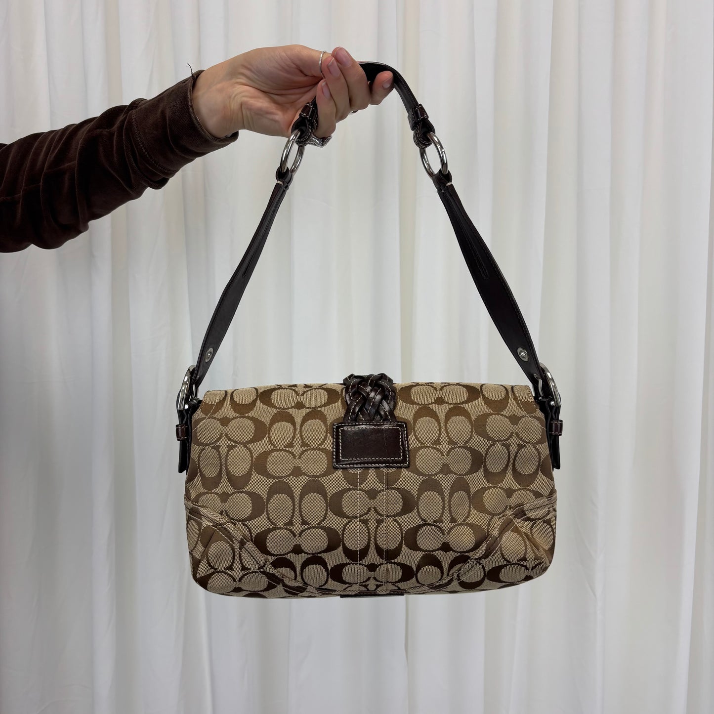 Coach Signature Double Pocket Soho Bag