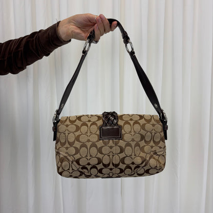 Coach Signature Double Pocket Soho Bag