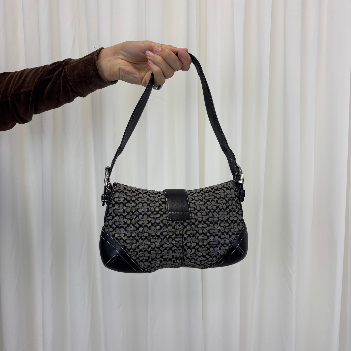 Coach Signature Mini Black Soho Bag