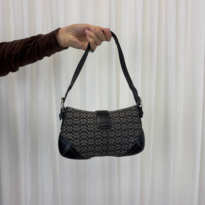 Coach Signature Mini Black Soho Bag