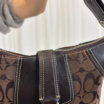 Coach Signature Hamptons Shoulder/Crossbody Bag