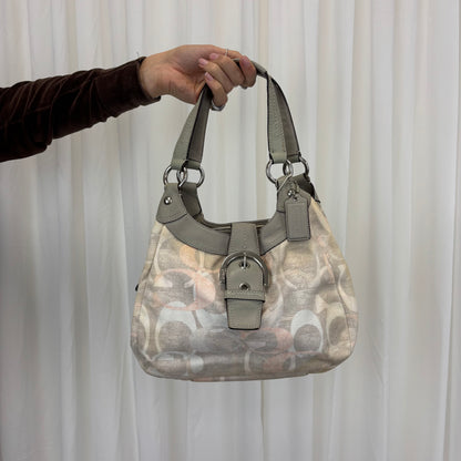 Coach Pink and Grey Soho Lynn Mini Bag