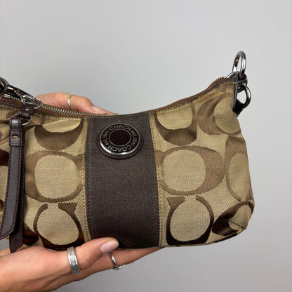 Coach Signature Demi Stripe 2Way