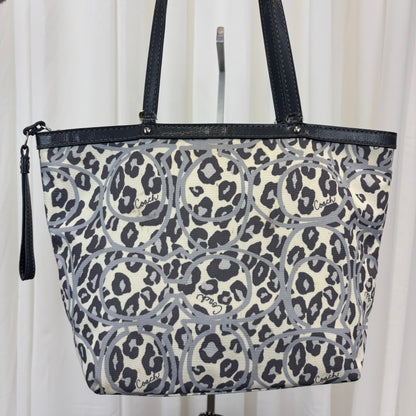 Coach Leopard Mini Tote Bag