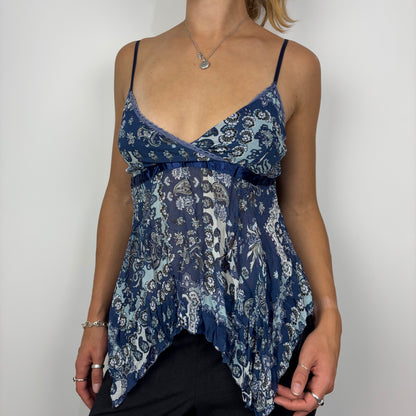 Miss Wan Assymetric Paisley Cami