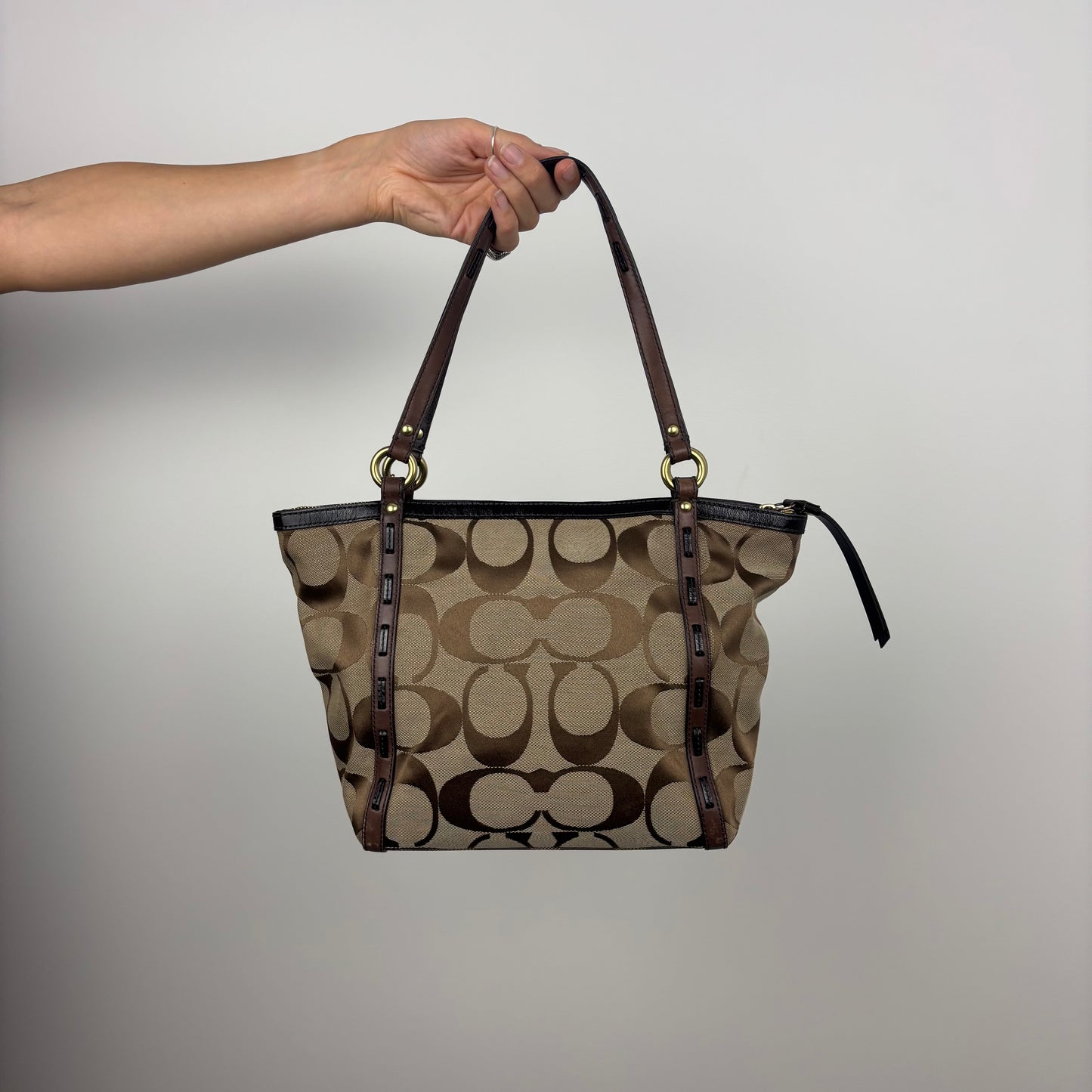 Coach Signature Bleecker Tote Bag