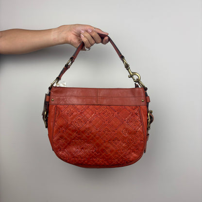 Coach Woven Zoe Tote Bag
