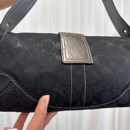 Coach Signature Snakeskin Soho Bag