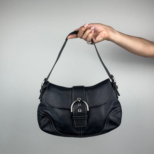 Coach Medium Soho Black Leather