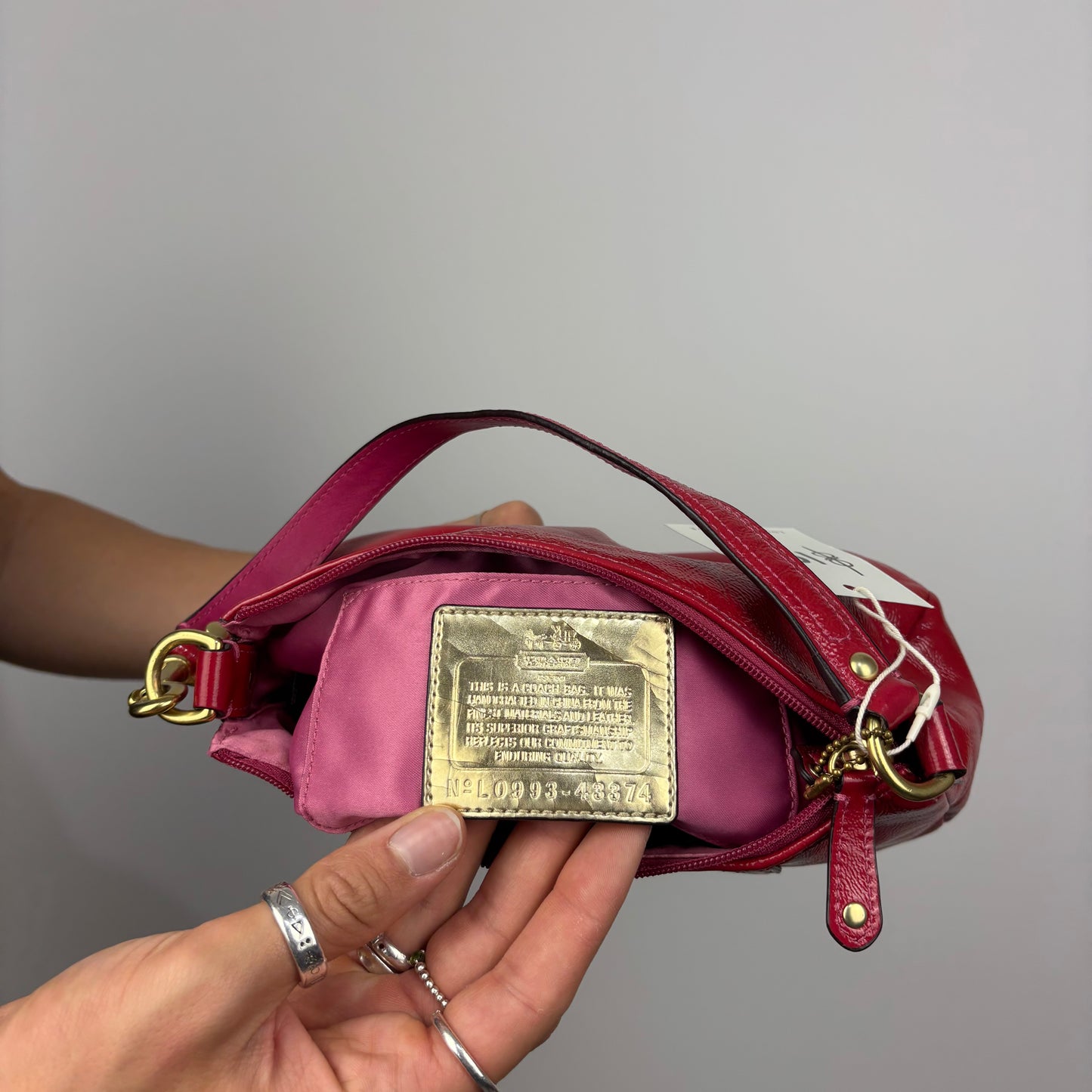 Coach Ashley Patent Leather Demi Bag