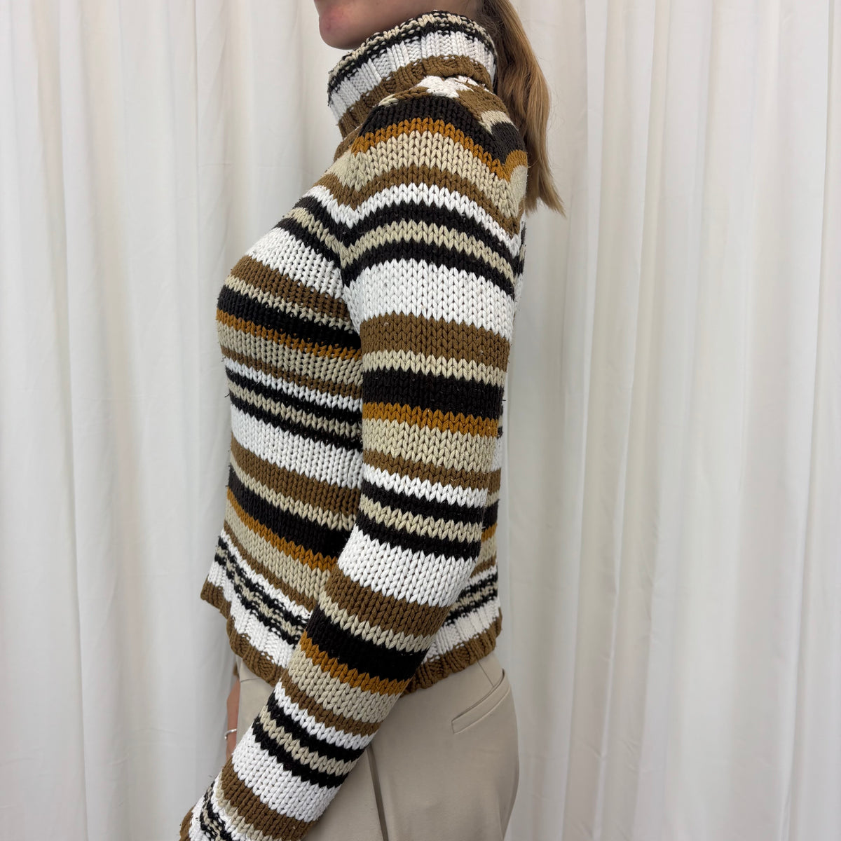 Striped Euro Y2K Knit