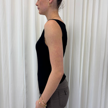 Beaded Italian Tank Top
