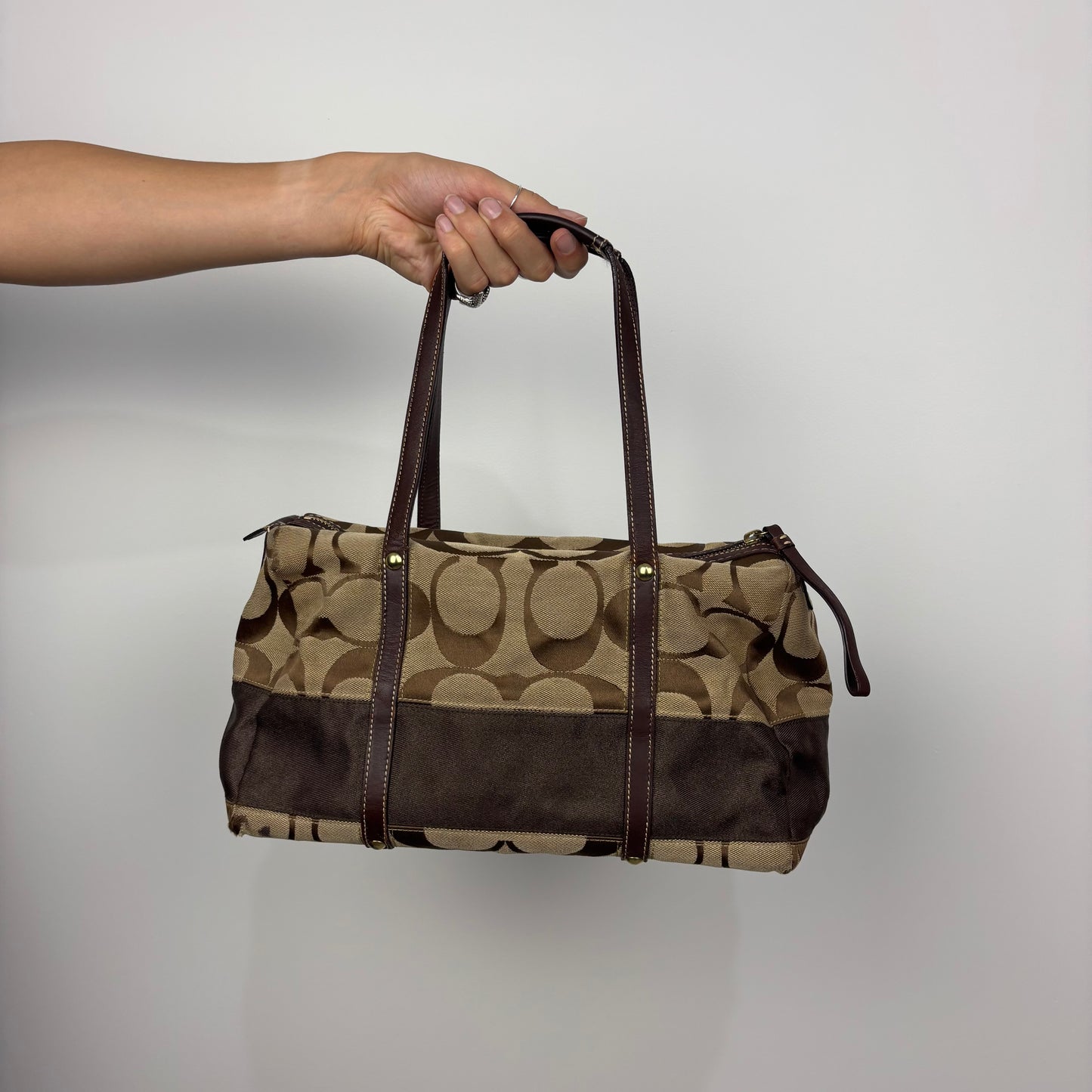 Coach Signature Boston Satchel