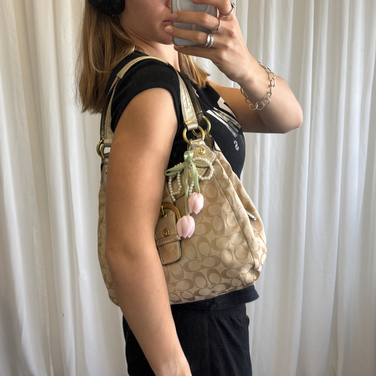 Coach Signature Soho Lynn Small Tote