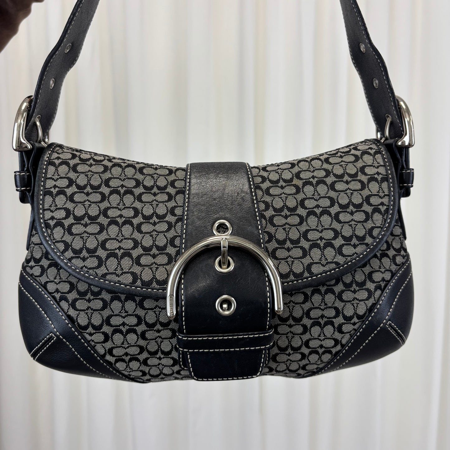 Coach Signature Mini Black Soho Bag