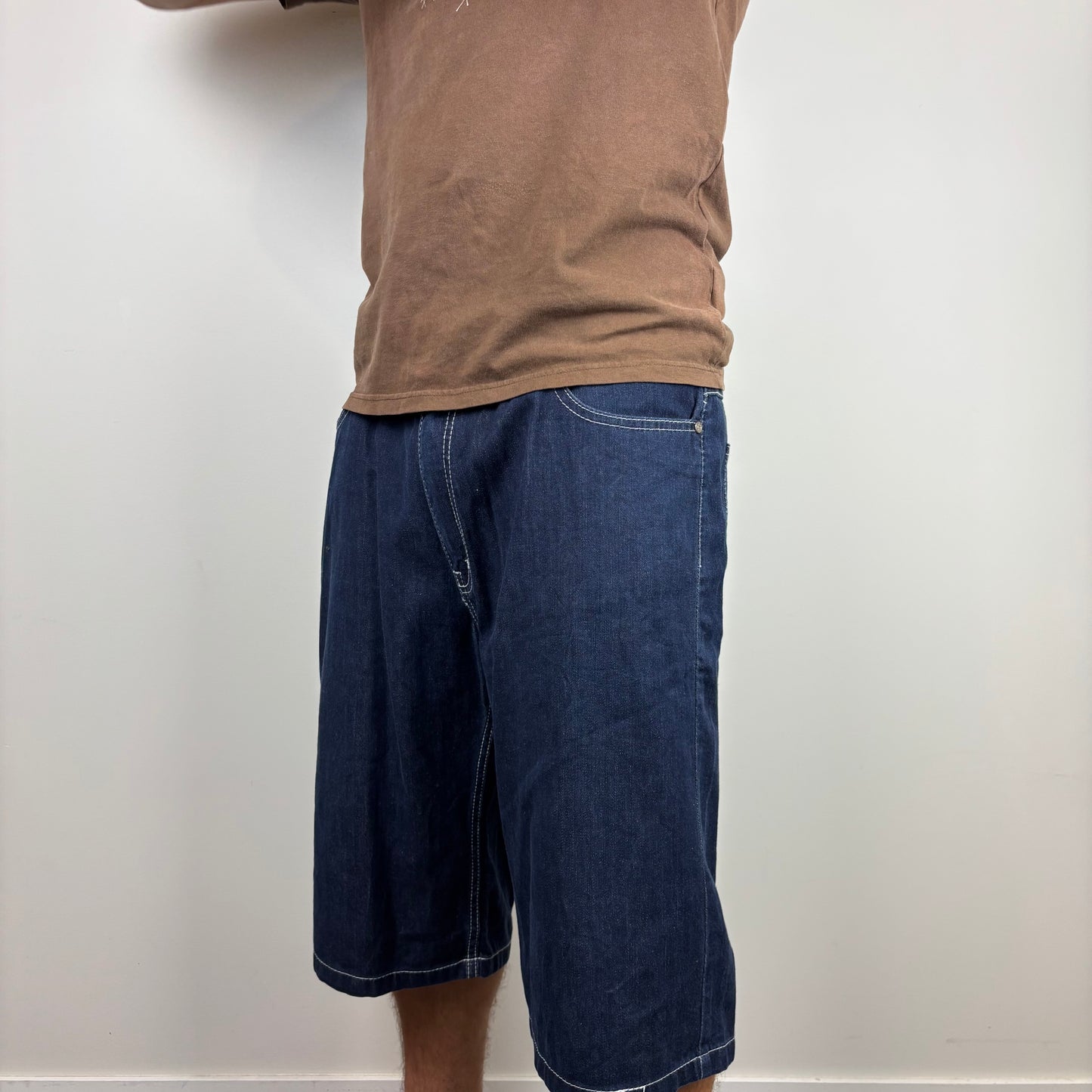 Southpole Mint Red Tab Jorts  | Size 40