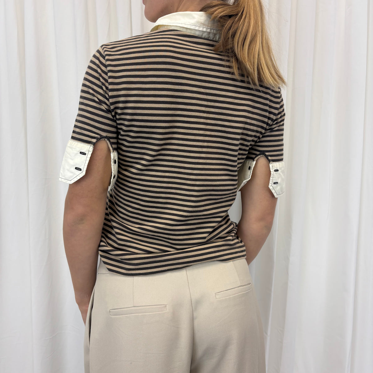 Striped Euro Polo